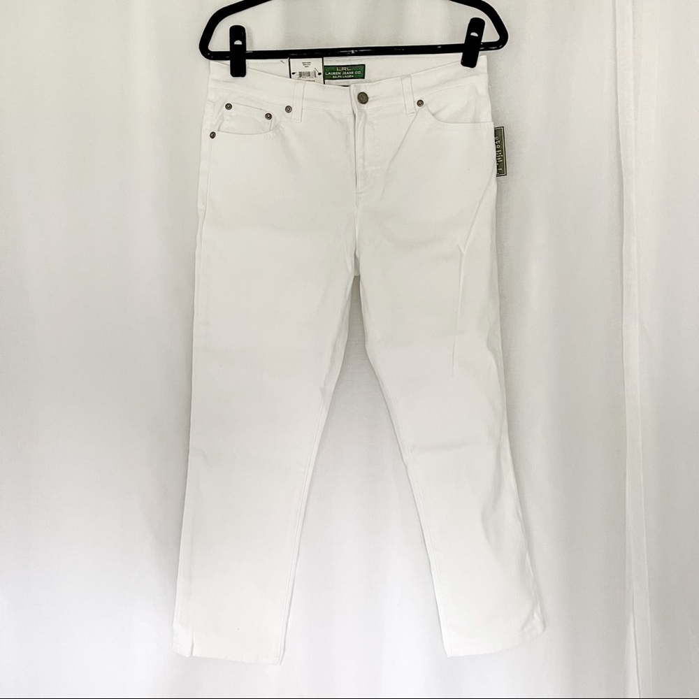 LRL Ralph Lauren Classic Straight Cropped Slimming Fit Jeans